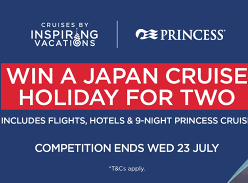 Win a Japan Cruise Holiday for Two