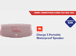 Win a JBL Charge 5 Portable Waterproof Speaker