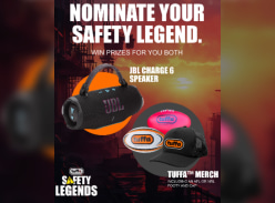 Win a JBL Charge 6 Speaker and Tuffa&trade; Merchandise - TUFFA Products