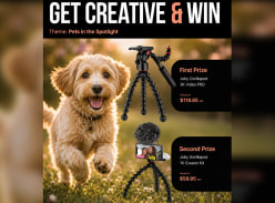 Win a Joby Gorillapod 3K Video PRO & a Joby Gorillapod 1K Creator Kit - Digital Camera Warehouse