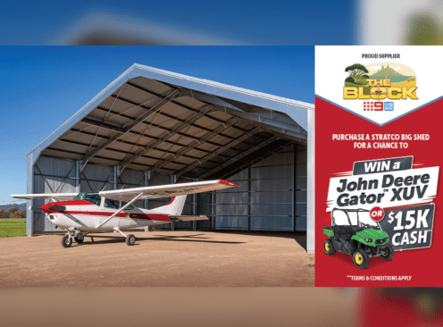 Win a John Deere Gator or $15K Cash - Stratco