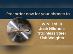 Win 1 of 10 Josh Nilands Stainless Steel Fish Weights - Dymocks Books