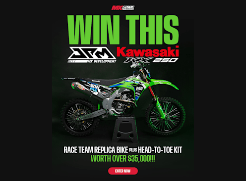 Win a JPM Kawasaki Kx250 Race Team Replica Bike - MXstore