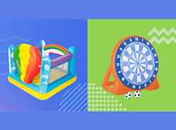 Win a Jumpin' Balloon Bouncer and Air Blast Soccer Game