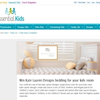 Win Kate Lauren Designs bedding for your kids room
