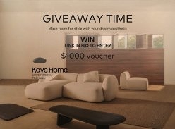 Win a $1K Kave Home Voucher