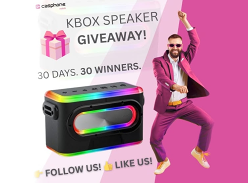 WIN a KBOX Speaker – Every Day for 30 Days