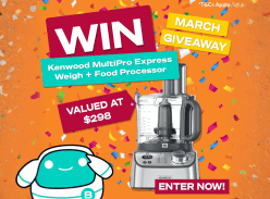 Win a Kenwood Multipro Express Weigh+ Food Processor