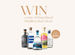 Win a King Island Distillery Bass Strait Product Spirits Bundle