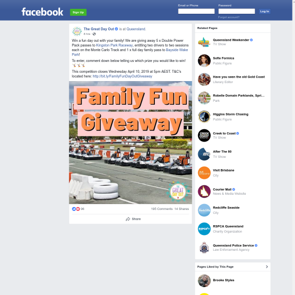 Win Kingston Park Taceway power pack passes