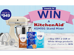 Win 1 of 5 KitchenAid KSM195 Stand Mixers