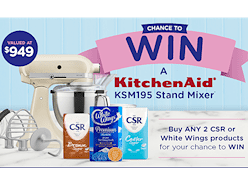 Win 1 of 5 KitchenAid KSM195 Stand Mixers