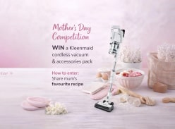 Win a Kleenmaid Cordless Vacuum & Accessories Pack - Kleenmaid
