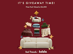 Win a $3K Koala Gift Card & $3K Bed Threads Gift Card