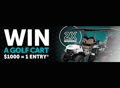 Win 1 of 2 Kommand Golf Carts