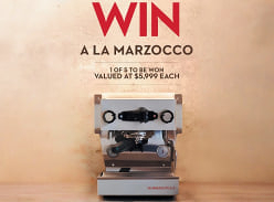 Win 1 of 5 La Marzocco Coffee Machines