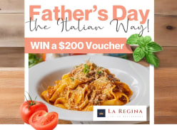 Win a $200 La Regina Voucher