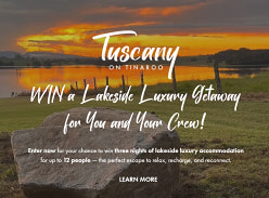 Win a Lakeside Luxury Getaway for You and your Crew