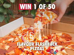 Win 1 of 50 Large Flavour Flashback Pizzas