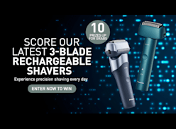 Win 1 of 10 Latest 3-Blade Electric Shavers