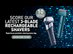 Win 1 of 10 Latest 3-Blade Electric Shavers