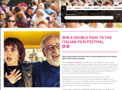 Win Lavazza Italian Film Festival double passes