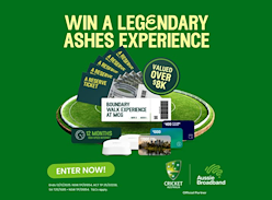 Win a Legendary Ashes Experience