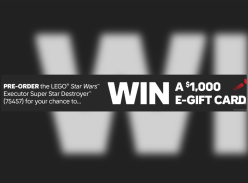 Win a $1K LEGO Gift Card - LEGO Certified Stores Australia & New Zealand