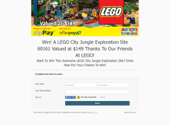 Win Lego Jungle Exploration Site 60161