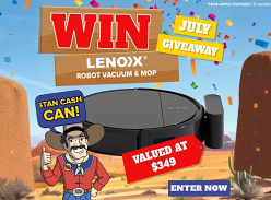 Win a Lenoxx Robot Vacuum & Mop
