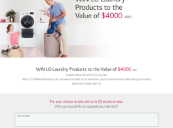 Win LG Laundry Products