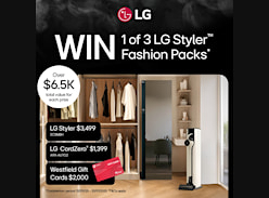 Win 1 of 3 LG Styler™ Fashion Packs