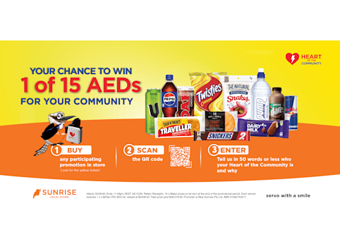 Win 1 of 15 LifePak CR2 AED Kits - New Sunrise