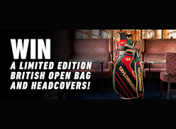Win a Limited Edition British Open Bag and Headcovers