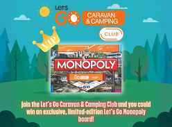 Win a Limited Edition Let's Go Monopoly Board