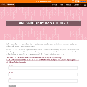 Win limited-edition Real Ruby chocolate samples