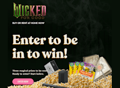 Win Limited Edition Wicked: for Good Prizes - PopBox