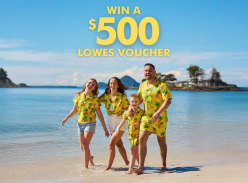 Win 1 of 4 $500 Lowes Vouchers