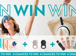 Win Lula Eye Masks & 2 Klipsta hat clips & 2 Spex Glasses Clips