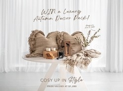 Win a Luxury Autumn Decor Pack