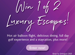 Win 1 of 2 Luxury Escapes