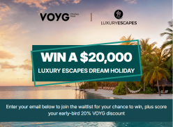 Win a $20K Luxury Escapes Voucher