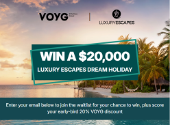 Win a $20K Luxury Escapes Voucher