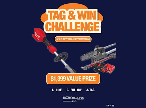 Win a M18 FUEL QUIK-LOK Outdoor Power Head Power Pack - Australian Trade Training College RTO # 31399