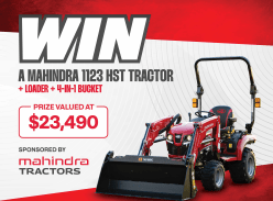 Win a Mahindra Tractor Package