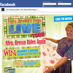 Win Mammy's apron signed by the cast of Mrs Brown's Boys Live