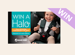 Win a Maxi-Cosi Halo360 Rotating Convertible Car Seat