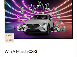 Win a Mazda CX-3 G20 Pure Petrol