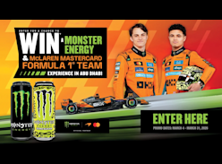 Win a Mclaren Mastercard F1 Team Experience in Abu Dhabi - Monster Energy