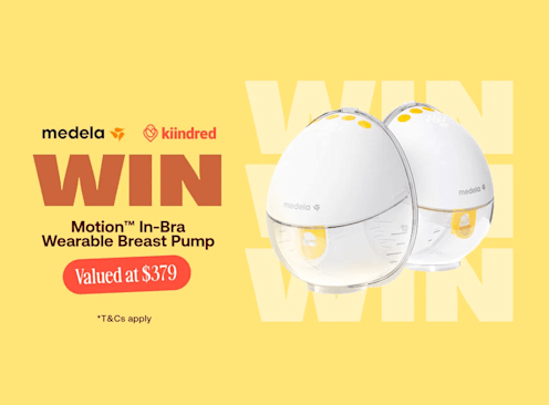 Win a Medela Motion in Bra Wearable Breast Pump - Kiindred